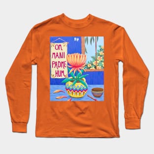 Still life with yellow flowers Long Sleeve T-Shirt